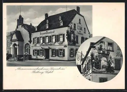 AK Bitburg, Brauereiausschank zum Simonbräu, Inh. B. Grandjean