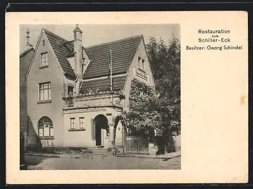 AK Weisenau, Restauration zum Schiller-Eck, Inh. Georg Schindel
