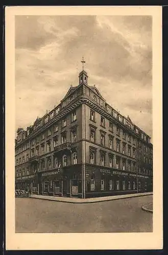 AK München, Hotel u. Restaurant Herzog Heinrich, Bes. Joh. Brehm, Ecke Landwehr- und Mathildenstrasse