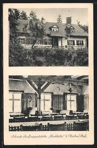 AK Weiden /Obpf., Ausflugsgaststätte Blockhütte, 