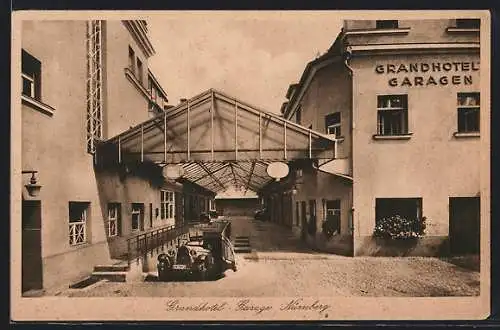 AK Nürnberg, Garage im Grandhotel