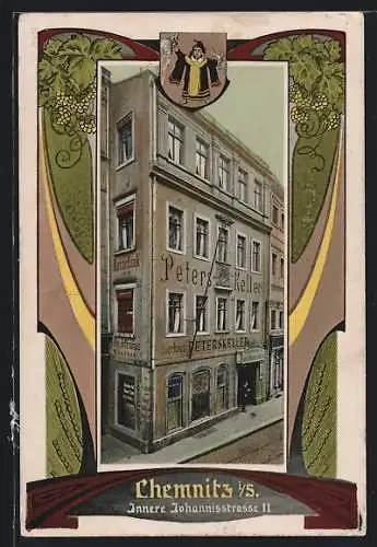 AK Chemnitz i. S., Gasthaus Peterskeller, Innere Johannisstrasse 11