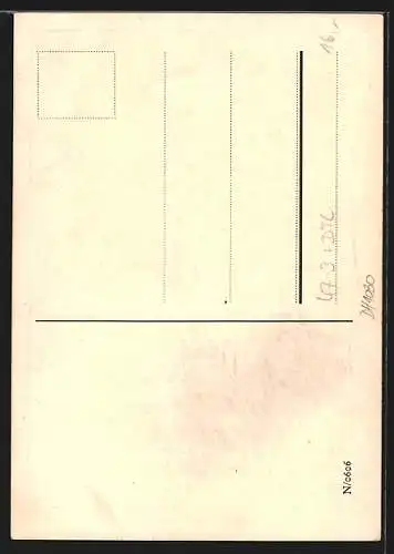 Künstler-AK Regensburg, Absolvia Minor 1943 des Gymnasiums