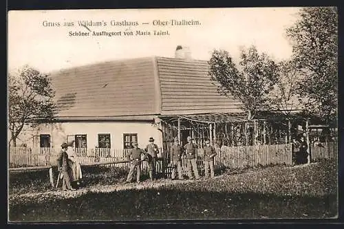 AK Maria Taferl, Ober-Thalheim, An Wildum`s Gasthaus