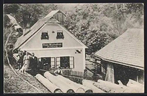 AK Hölltal, Gasthaus von Franz Weichselbaum