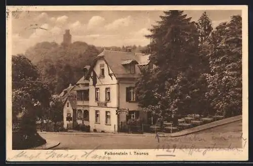 AK Falkenstein / Taunus, Cafe - Pension Alt König