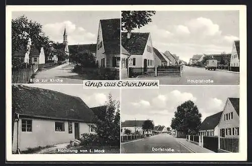 AK Echenbrunn, Dorfstrasse, Hauptstrasse, Handlung von L. Mack