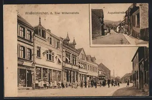AK Wiebelskirchen, Wilhelmstrasse, Augustastrasse