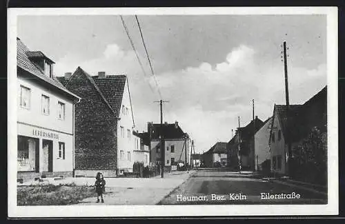 AK Köln-Heumar, Lebensmittelladen an der Eilerstrasse