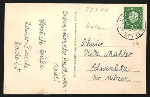 AK Rosche, Molkerei, Kirche, Apotheke, Schule