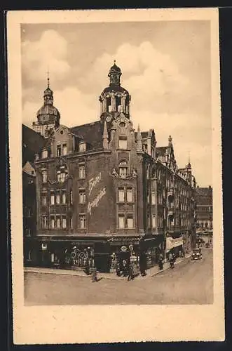 AK Cöln a. Rhein, Hotel Kronprinz, Bahnhofstrasse 1-3