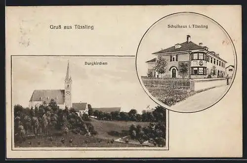 AK Tüssling, Schulhaus, Burgkirchen