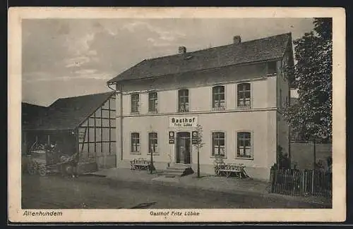 AK Altenhundem, Gasthof Fritz Lübke