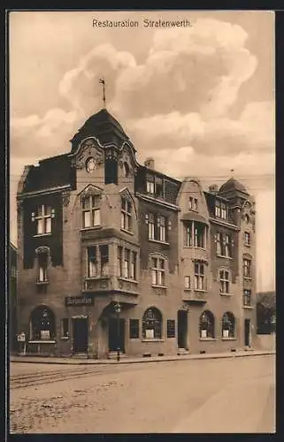 AK Hamborn / Duisburg, Restaurant Stratenwerth, Kaiser-Wilhelm-Strasse 23