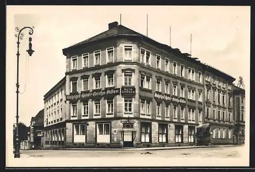 AK Bayreuth, Bahnhof-Hotel Reichsadler von Karl Albrecht