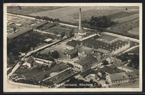 AK Bad Freienwalde, Wäscherei C. F. Lange