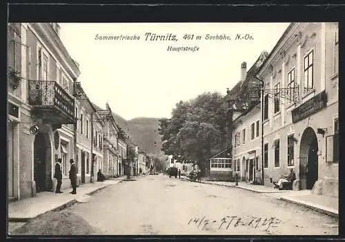 AK Türnitz, Gasthof zum goldenen Ochsen in der Hauptstrasse