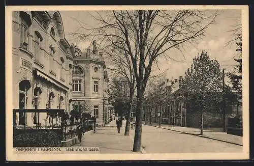 AK Oberhollabrunn, Restaurant in der Bahnhofstrasse