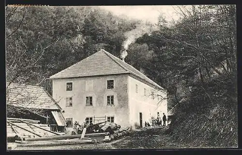 AK St. Leonhard am Forst, Partie a der Lohmühle