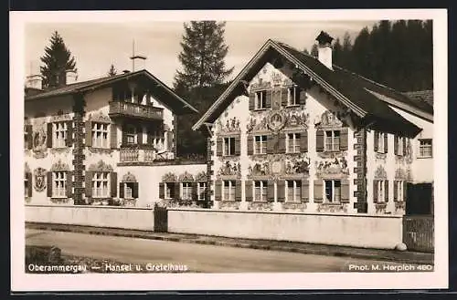 AK Oberammergau, Hansel und Gretelhaus