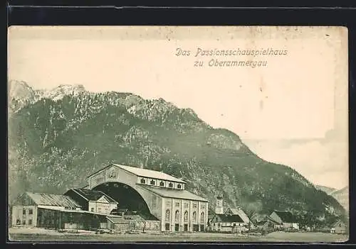 AK Oberammergau, Das Passionsspielhaus