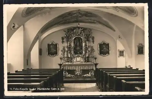 AK Gars a. Inn, St. Felixkapelle i. d. Pfarrkirche