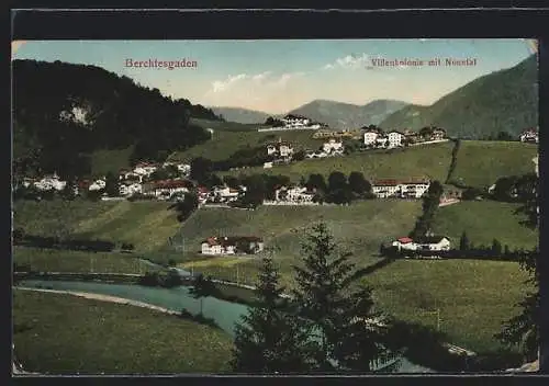 AK Berchtesgaden, Villenkolonie mit Nonntal