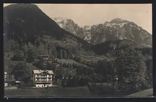 AK Berchtesgaden, Hotel-Pension Erika M. Germeshausen