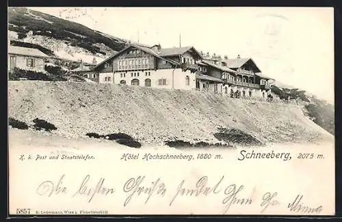 AK Puchberg am Schneeberg, Hotel Hochschneeberg