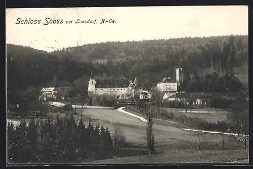 AK Hürm, Blick auf das Schloss Soos