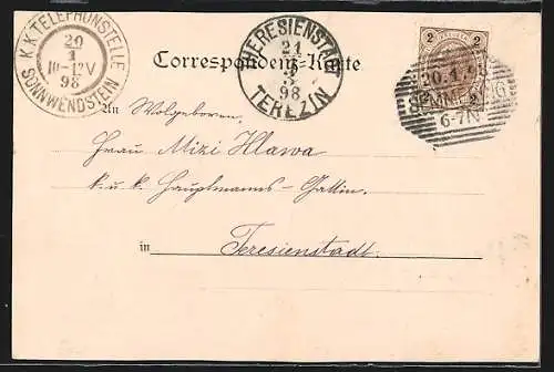 AK Sonnwendstein, Schneeberg, Raxalpe, Junge Frau in Tracht