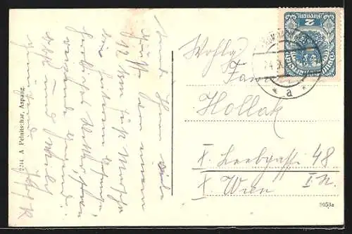 AK Markt Krumbach, Ortsansicht mit Kirche