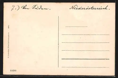 AK Ybbs an der Donau /N.-Oe., Gesamtansicht mit dem Schloss Persenbeug und der N.-Oe. Landes-Irrenanstalt