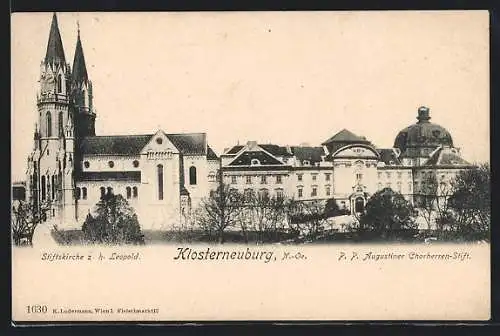 AK Klosterneuburg /N.-Oe., Blick auf das Kloster