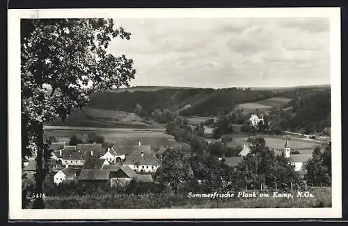 AK Plank am Kamp, Totalansicht vom Berg gesehen