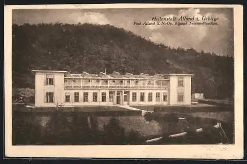 AK Alland /N.-Oe., Der Kleine Frauen-Pavillon der Heilanstalt