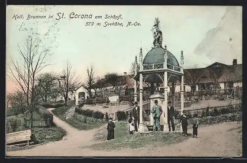 AK St. Corona am Schöpfl, Heiliger Brunnen