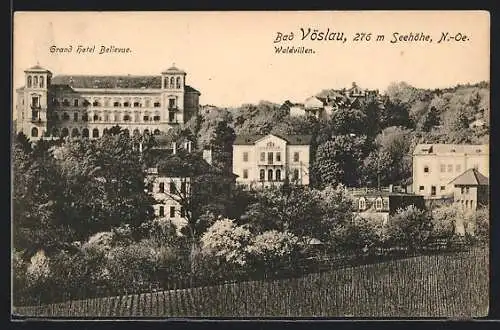 AK Bad Vöslau, Grand Hotel Bellevue Waldvillen