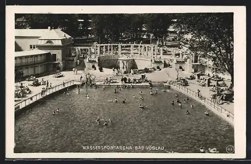 AK Bad Vöslau, Belebte Szene in der Wassersportarena