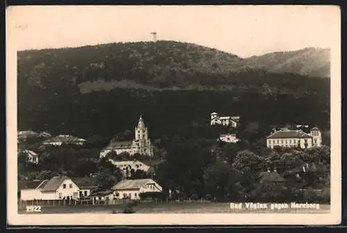 AK Bad Vöslau, Teilansicht gegen den Harzberg