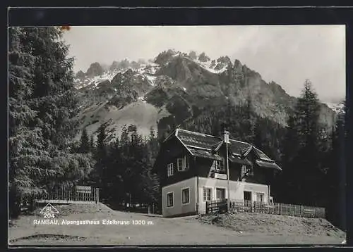 AK Ramsau am Dachstein, Alpengasthaus Edelbrunn