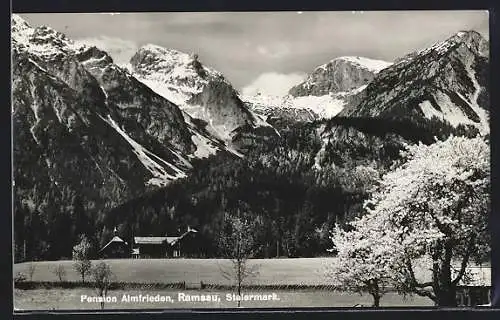 AK Ramsau am Dachstein, Pension Almfrieden im Frühling