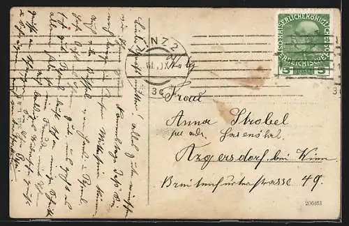 AK Linz a. D., Am Franz-Josefs-Platz