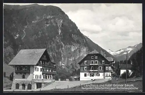 AK Badgastein, Landhaus & Hotel grüner Baum