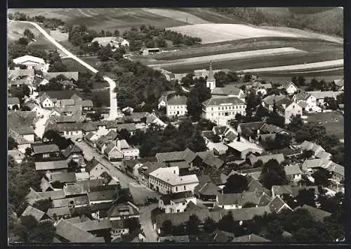 AK Hochwolkersdorf /N.-Ö., Ortsansicht vom Flugzeug aus