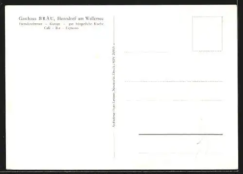 AK Henndorf am Wallersee, Gasthaus & Cafe Bräu