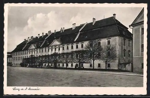 AK Linz a. d. Donau, Strassenpartie