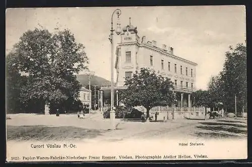 AK Vöslau, Am Hotel Stefanie