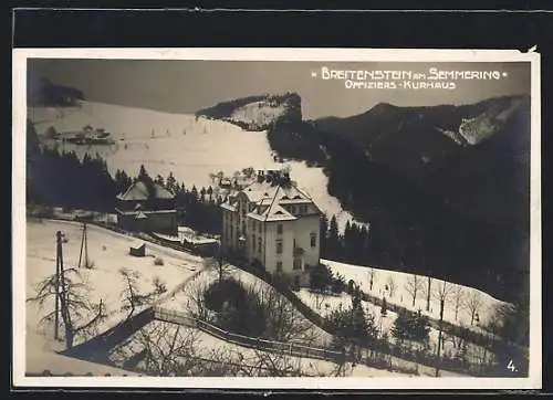 AK Breitenstein a. Semmering, Offiziers-Kurhaus