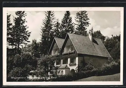 AK Breitenstein am Semmering, Pension Maria, Aussenansicht